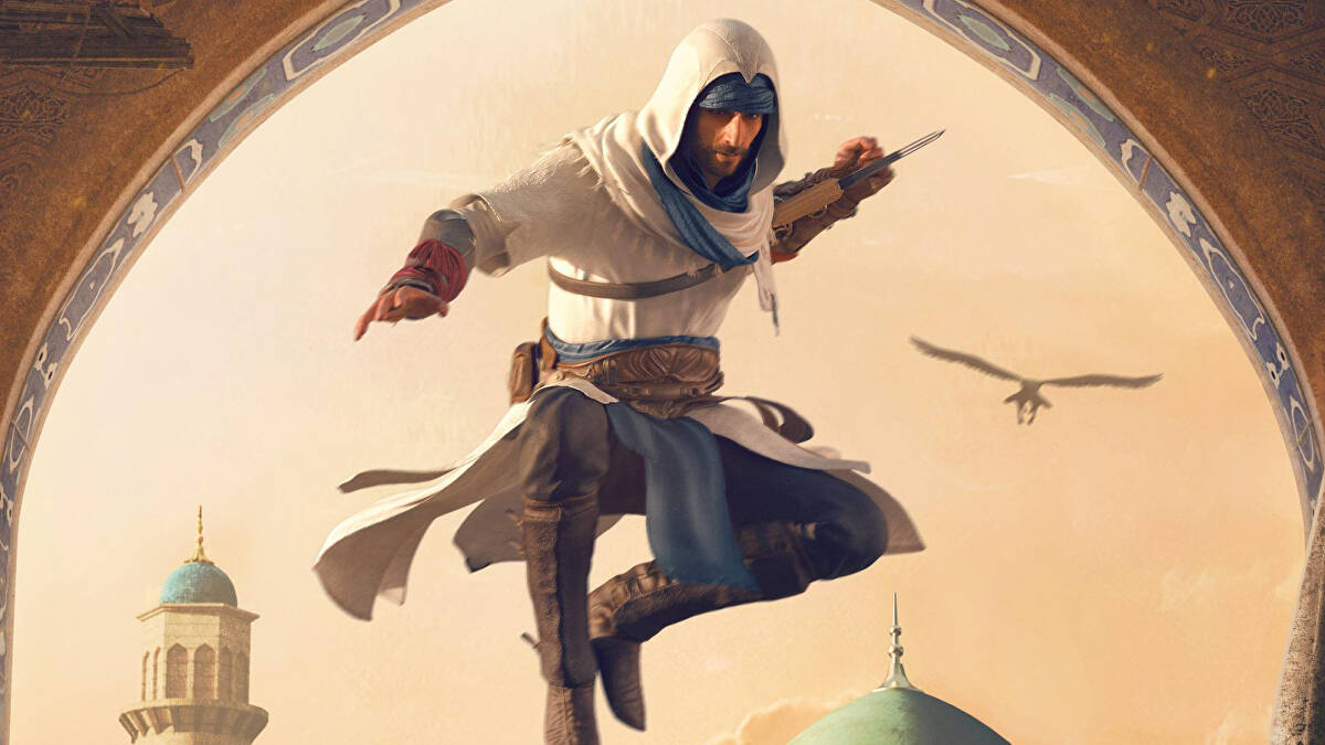 Assassins en robes classiques et vues du Moyen-Orient dans le nouveau concept art d'Assassin's Creed Mirage. Assassins en robes classiques et vues du Moyen-Orient dans le nouveau concept art d'Assassin's Creed Mirage.