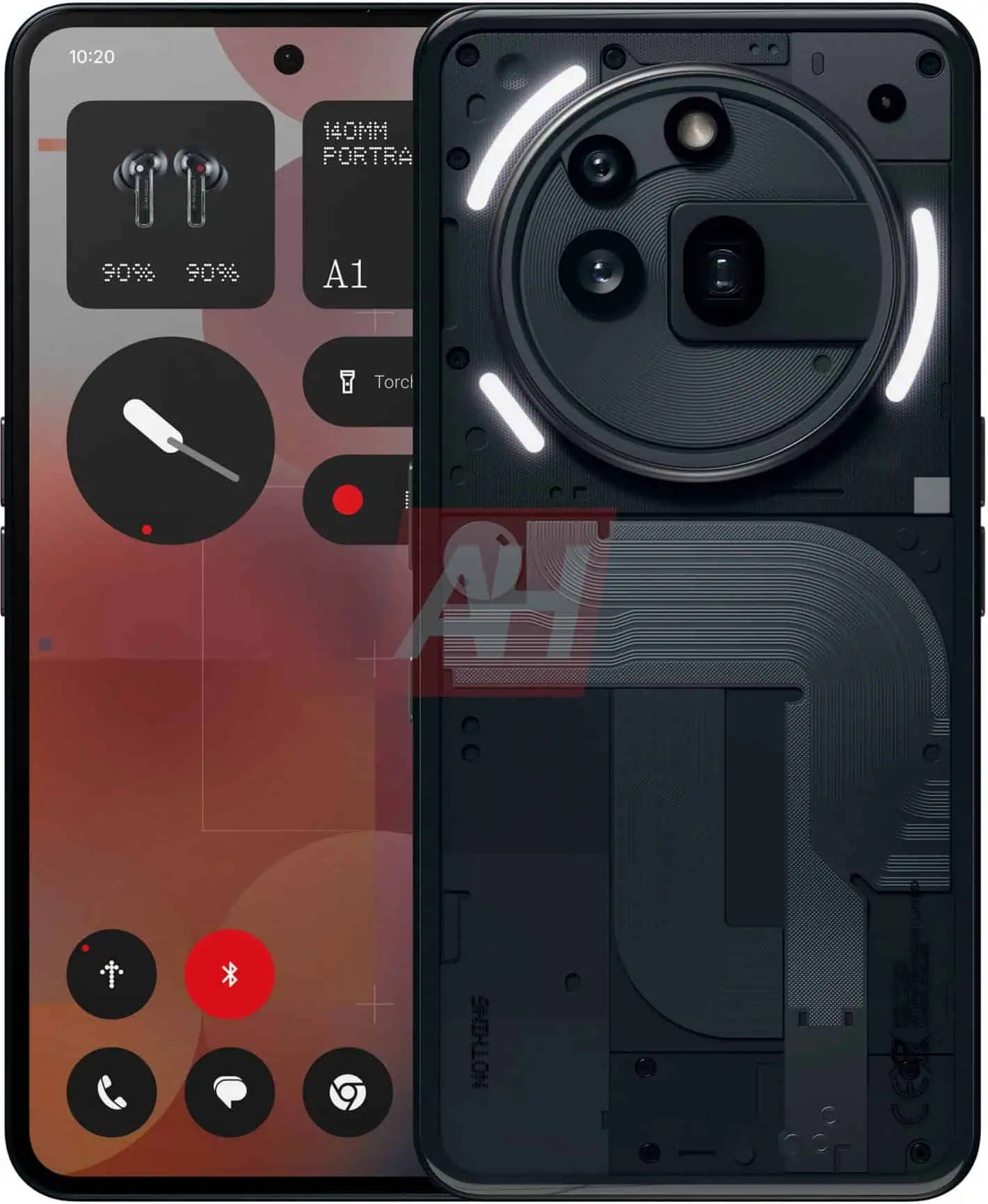 Nothing Phone 3a Pro - Panneau arrière