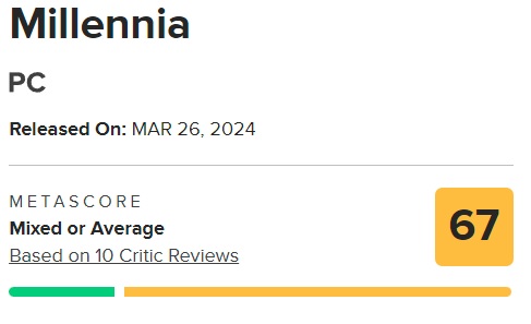 Millennia, le nouveau jeu de stratégie de Paradox Interactive, n'a pas impressionné les critiques et a reçu des avis mitigés.-3