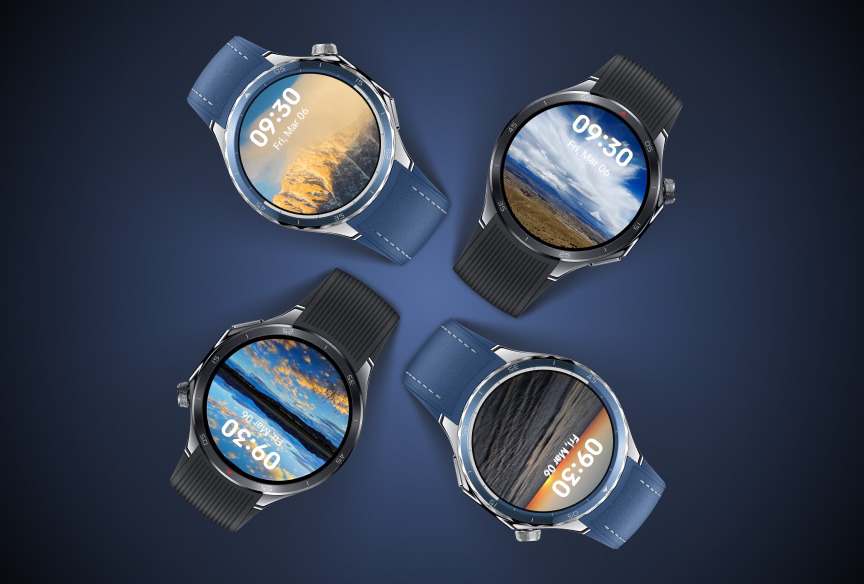 Oppo Watch X2 - vue latérale Oppo Watch X2 - vue latérale