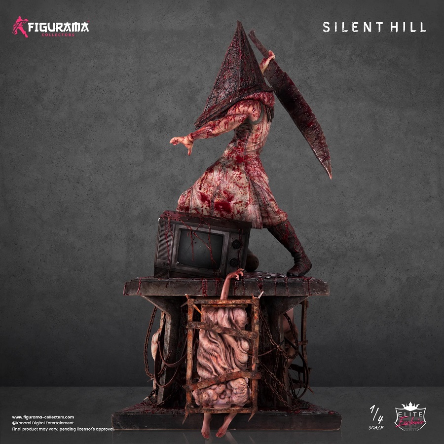 Fans de Silent Hill 2 : Seuls 600 fans chanceux pourront posséder un objet de collection géant à l'effigie du protagoniste du jeu et de Pyramid Head.-2