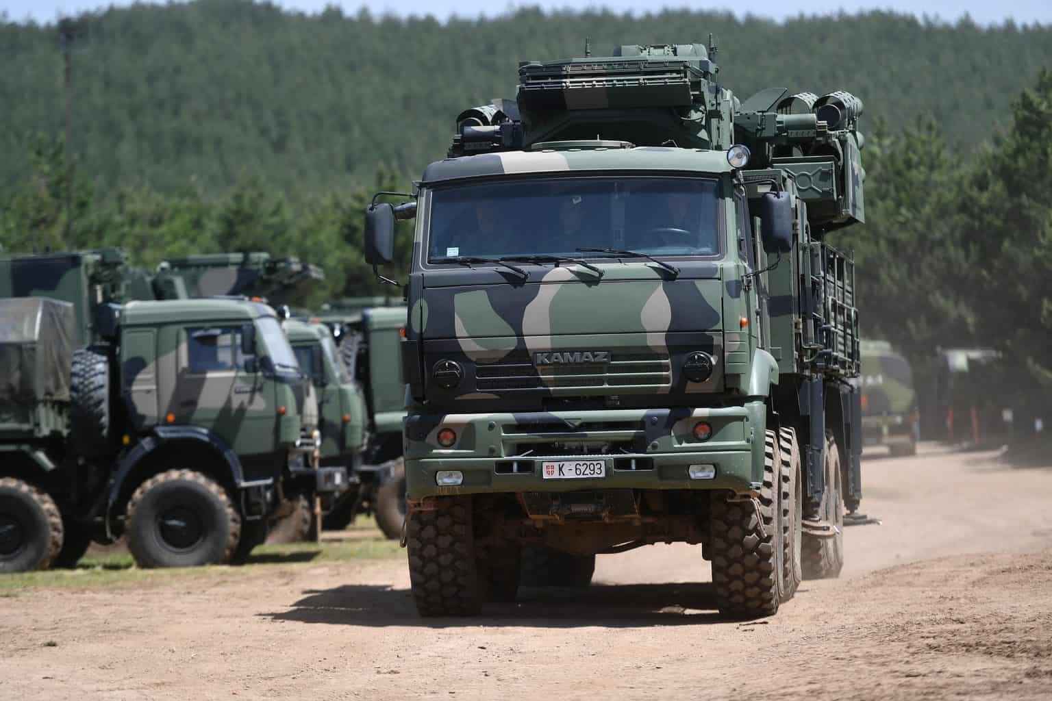 Complexe Pantsir-C1 des forces armées serbes