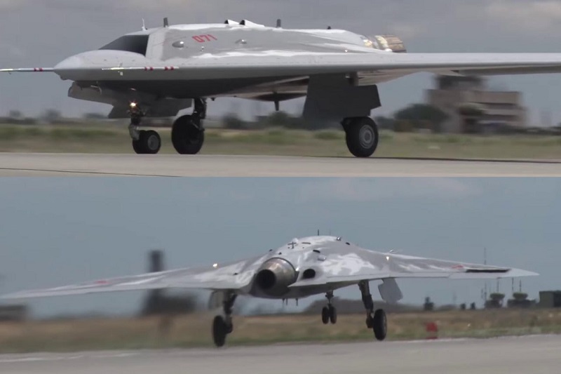 Le drone furtif russe secret S-70 s'est écrasé en Ukraine - les experts ont identifié son point faible (vidéo)-3 Le drone furtif russe secret S-70 s'est écrasé en Ukraine - les experts ont identifié son point faible (vidéo)-3