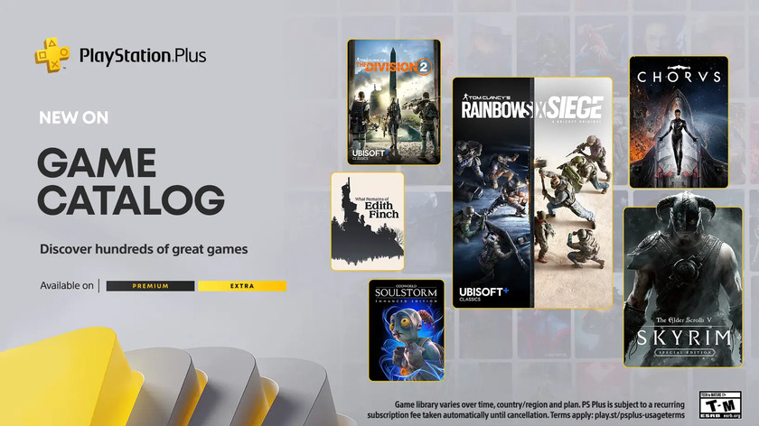 PlayStation ajoutera de nouveaux jeux aux bibliothèques Extra et Deluxe le 15 novembre : Skyrim, Rainbow Six Siege, la collection Ratchet & Clank et plus encore. PlayStation ajoutera de nouveaux jeux aux bibliothèques Extra et Deluxe le 15 novembre : Skyrim, Rainbow Six Siege, la collection Ratchet & Clank et plus encore.