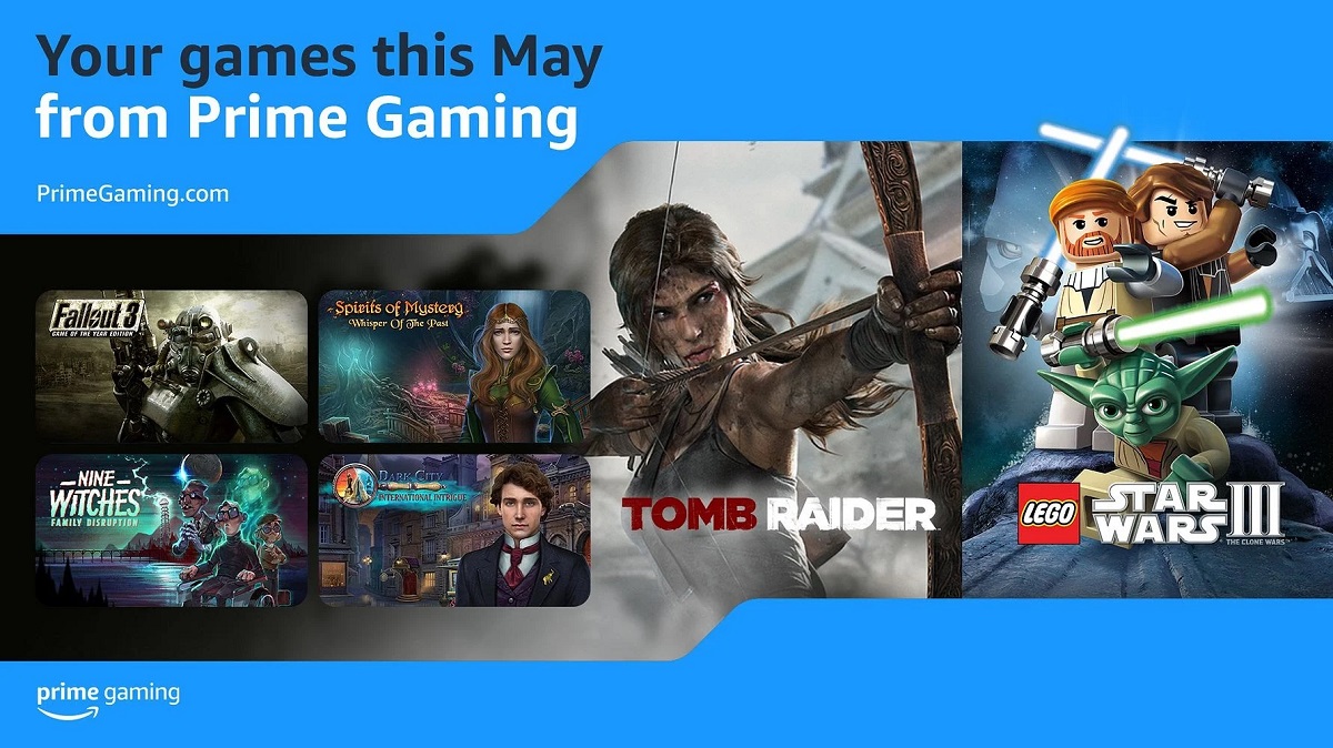 Les éditions intégrales de Tomb Raider (2013) et de Fallout 3 sont en tête de la sélection de jeux gratuits du mois de mai pour les abonnés Amazon Prime Gaming. Les éditions intégrales de Tomb Raider (2013) et de Fallout 3 sont en tête de la sélection de jeux gratuits du mois de mai pour les abonnés Amazon Prime Gaming.