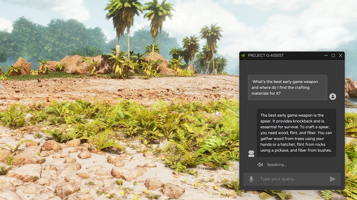 Projet G-Assist de NVIDIA : une IA innovante qui personnalisera le jeu, aidera à trouver des explications et expliquera toutes les nuances de l'intrigue.-5