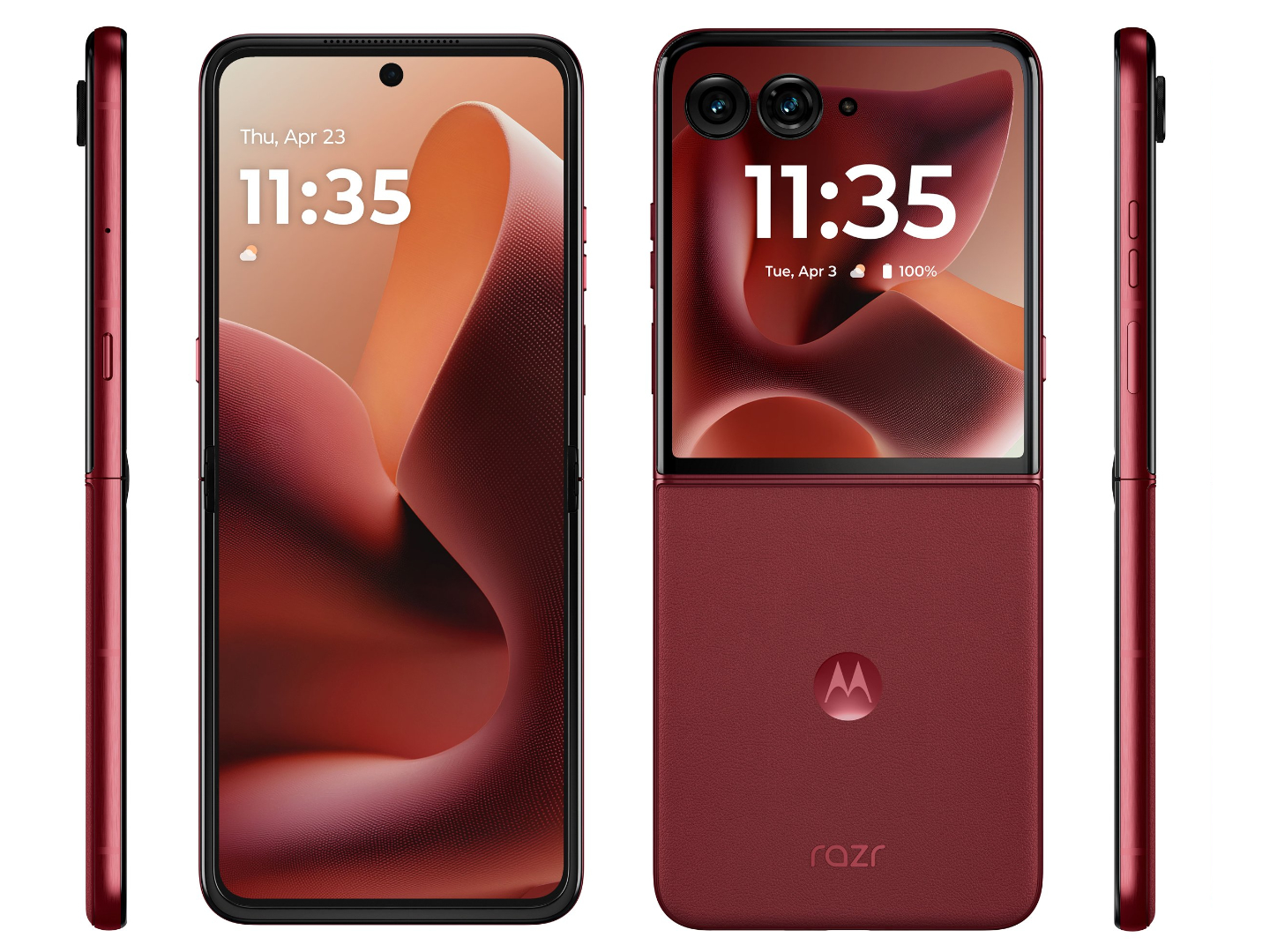 Motorola Razr 60 Ultra dans une nouvelle couleur de face