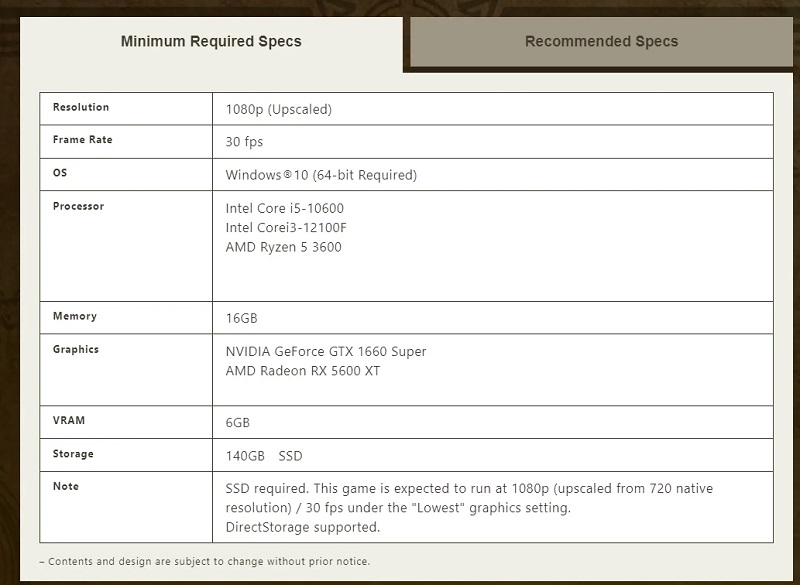 Le pari de l'intelligence artificielle pourrait être une erreur pour Capcom : La configuration requise pour Monster Hunter Wilds a été publiée et soulève de nombreuses questions.-3 Le pari de l'intelligence artificielle pourrait être une erreur pour Capcom : La configuration requise pour Monster Hunter Wilds a été publiée et soulève de nombreuses questions.-3