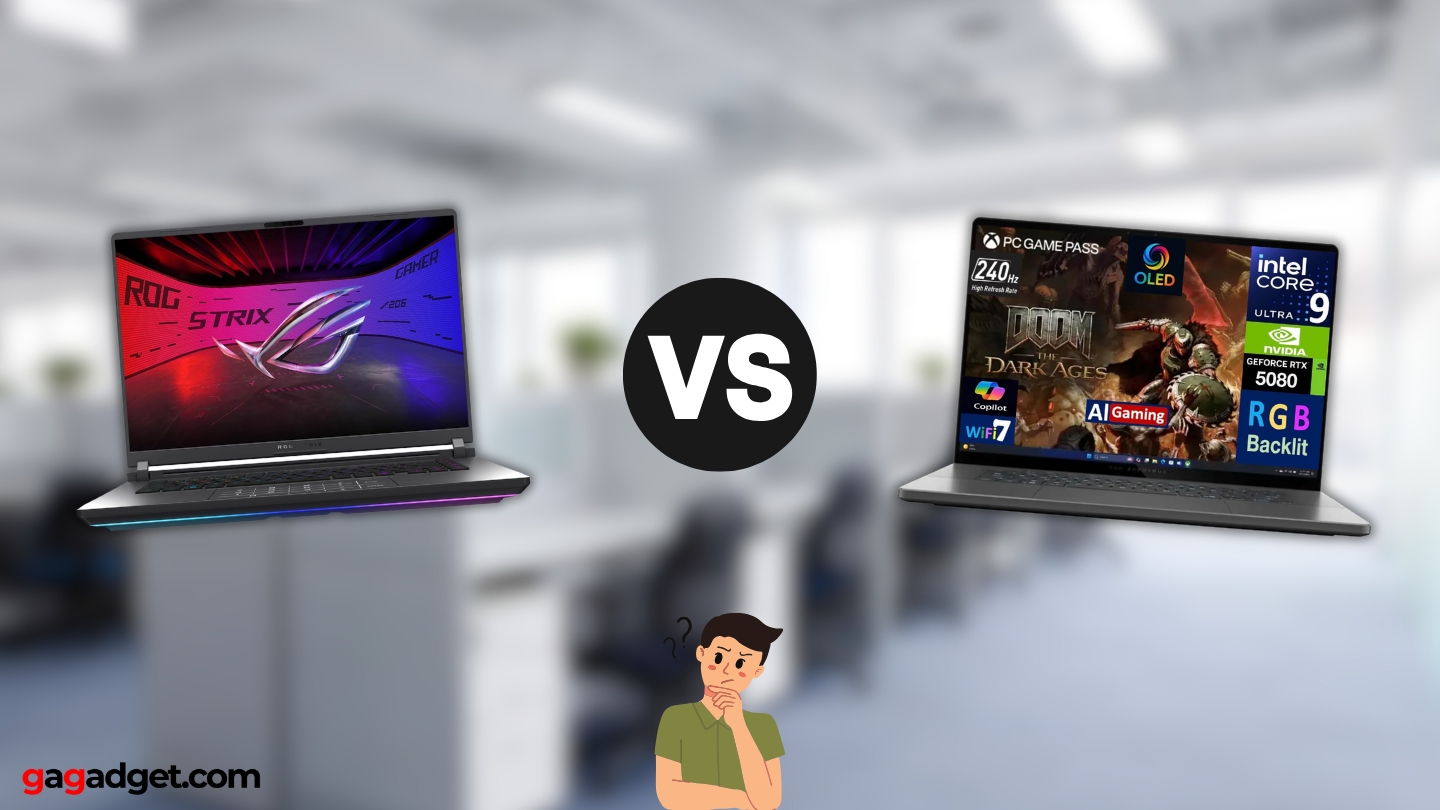 ROG Strix G16 contre ROG Zephyrus G16 ROG Strix G16 contre ROG Zephyrus G16