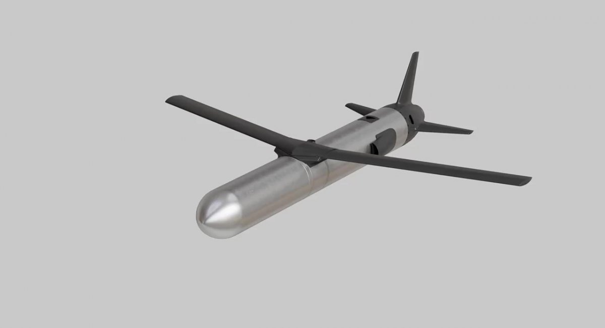 Le missile drone ukrainien Ruta. Illustration : Destinus