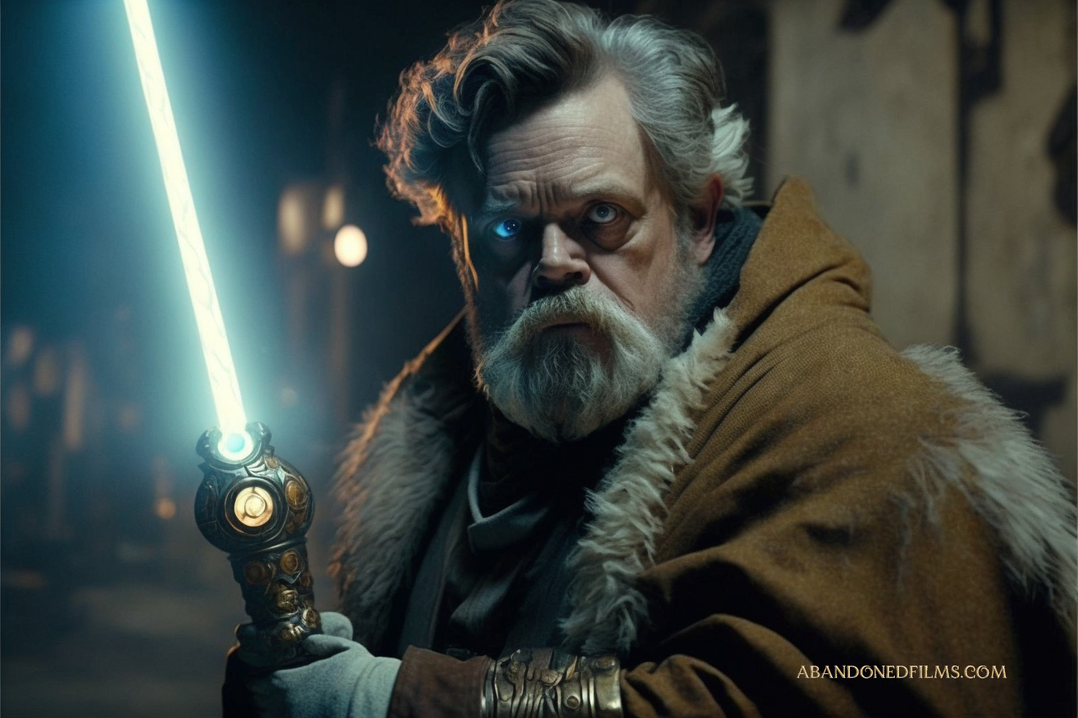 Un réseau neuronal représente des planètes et des personnages emblématiques de Star Wars dans un style steampunk-8