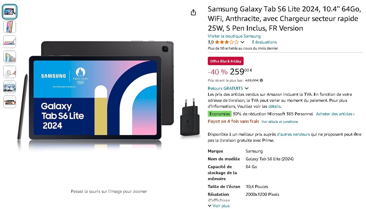 Samsung Galaxy Tab S6 Lite 2024 Samsung Galaxy Tab S6 Lite 2024