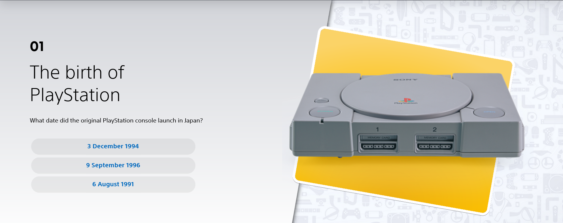Capture d'écran du quiz Capture d'écran du quiz. Illustration par PlayStation