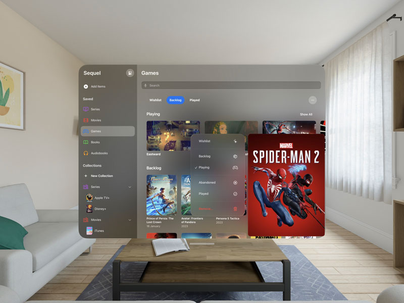 Une capture d'écran de l'interface de Sequel sur grand écran Une capture d'écran de l'interface de Sequel sur grand écran