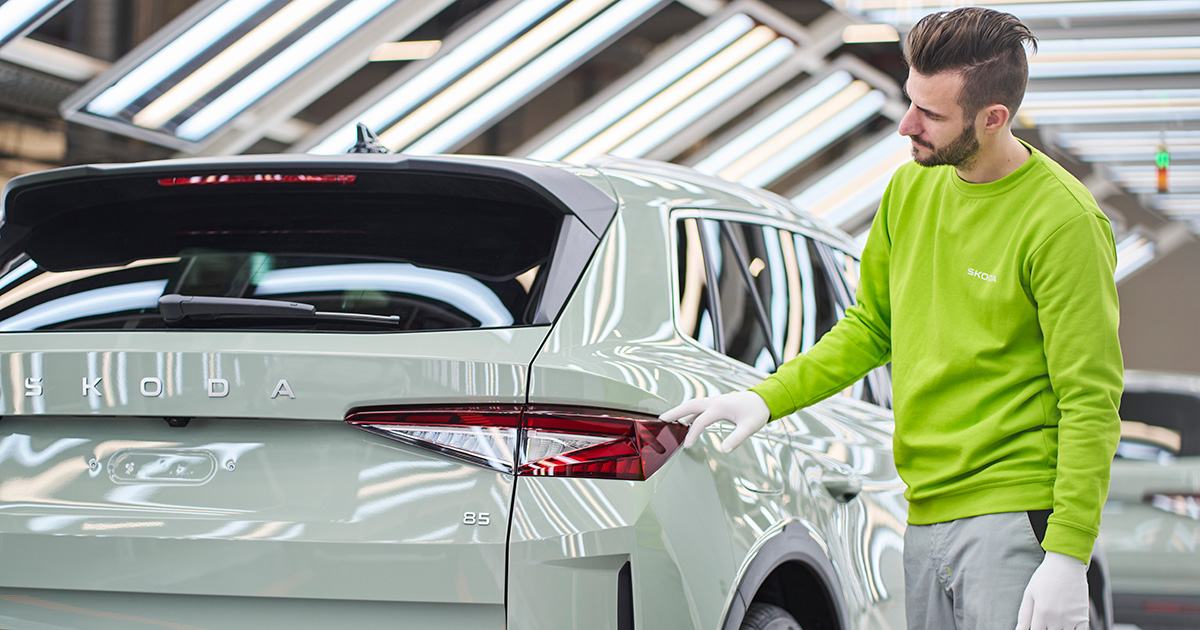 Škoda Elroq en production