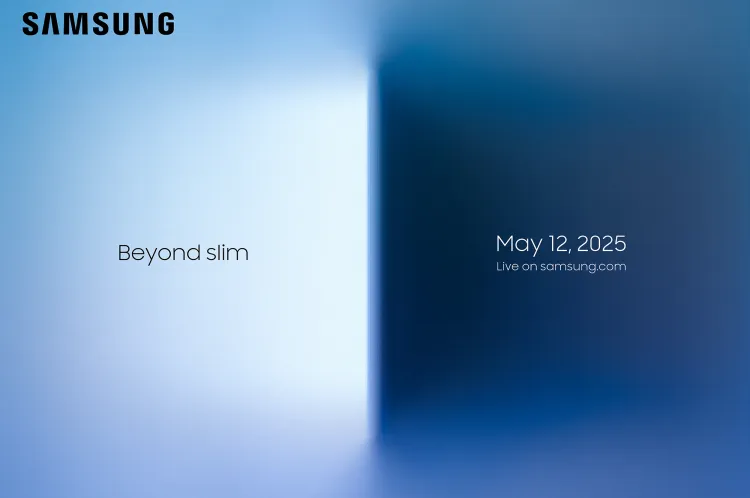 Teaser de la présentation du Galaxy S25 Edge Teaser de la présentation du Galaxy S25 Edge