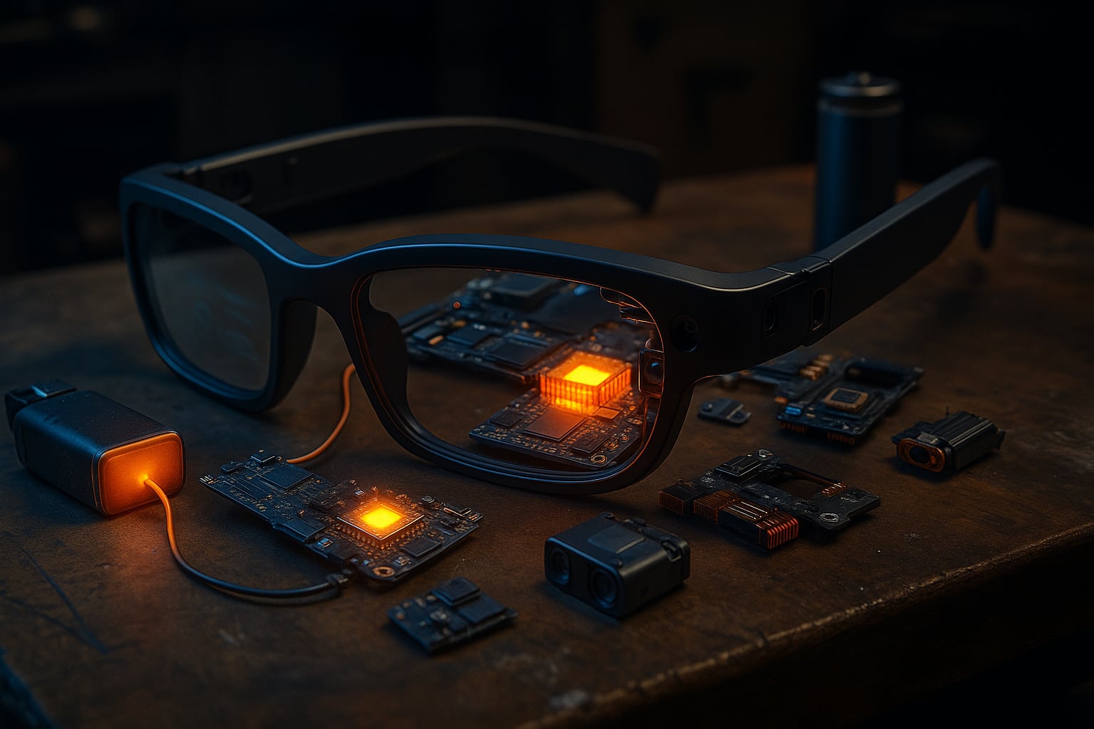 Image illustrative de lunettes intelligentes