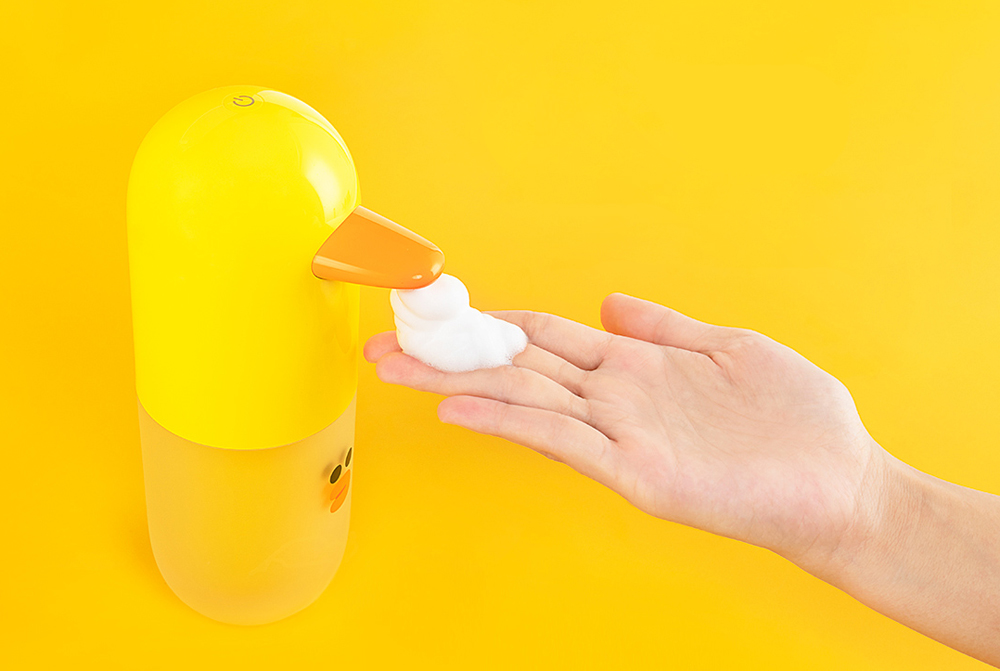 distributeur de savon pour enfants