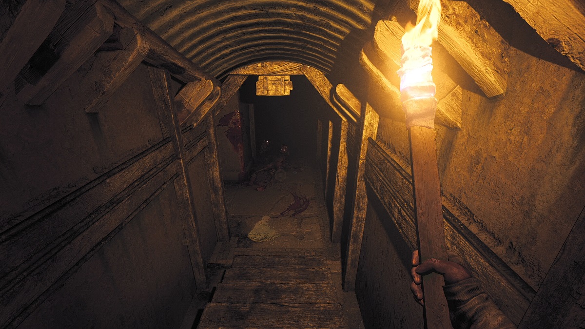 La mort du protagoniste et l'exploration des couloirs sinistres du bunker dans une vidéo de gameplay approfondie du jeu d'horreur Amnesia : The Bunker. La mort du protagoniste et l'exploration des couloirs sinistres du bunker dans une vidéo de gameplay approfondie du jeu d'horreur Amnesia : The Bunker.