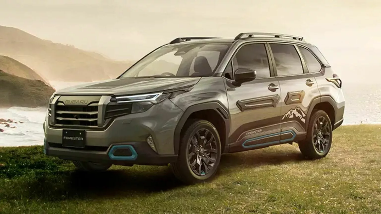 Subaru Forester avec accessoires japonais