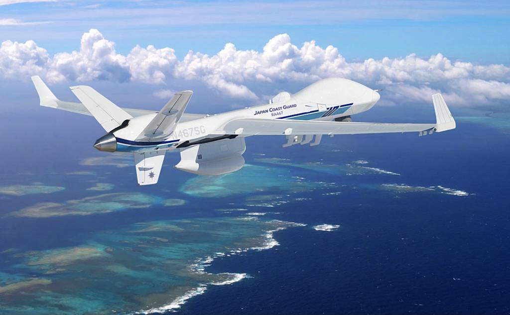 Les garde-côtes japonais ont commencé à utiliser des drones MQ-9B SeaGuardian américains. Les garde-côtes japonais ont commencé à utiliser des drones MQ-9B SeaGuardian américains.