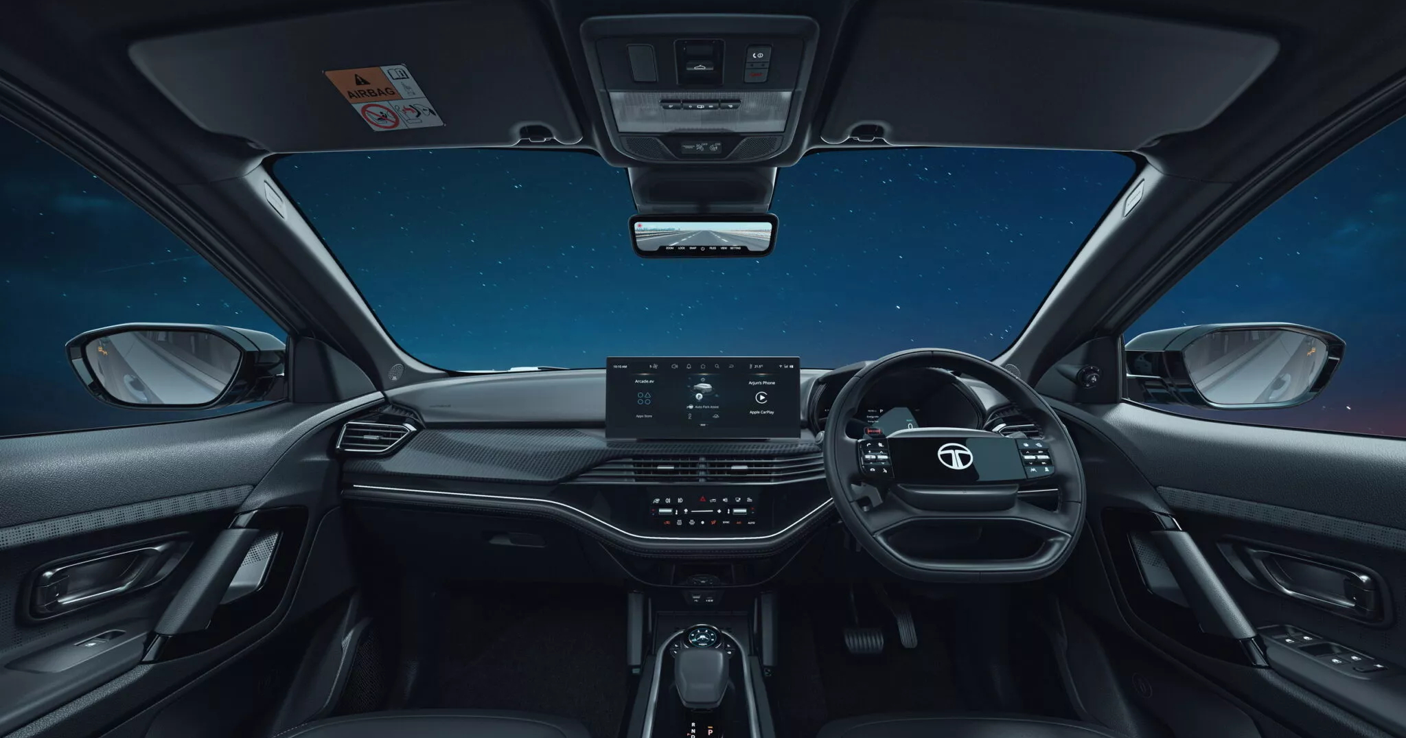 Intérieur du Tata Harrier.ev. Intérieur du Tata Harrier.ev.