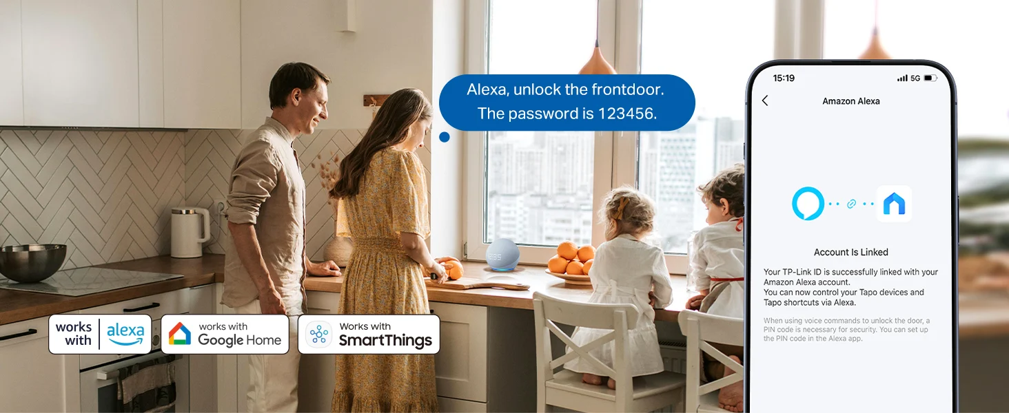 TP-Link Tapo DL100 Door Lock with SmartThings Support TP-Link Tapo DL100 Door Lock with SmartThings Support