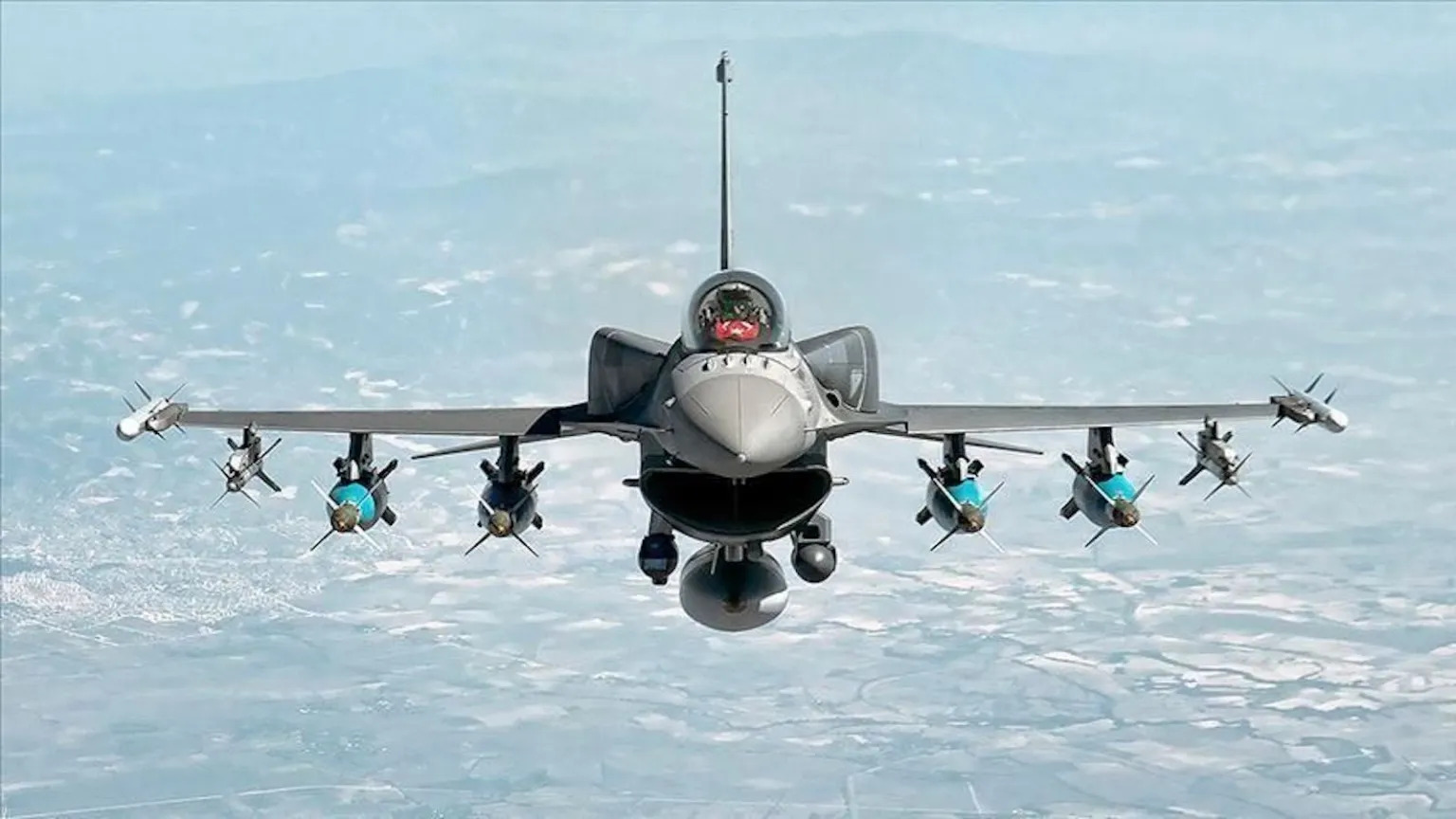 Avions F-16 Un avion F-16. Illustration : AFP