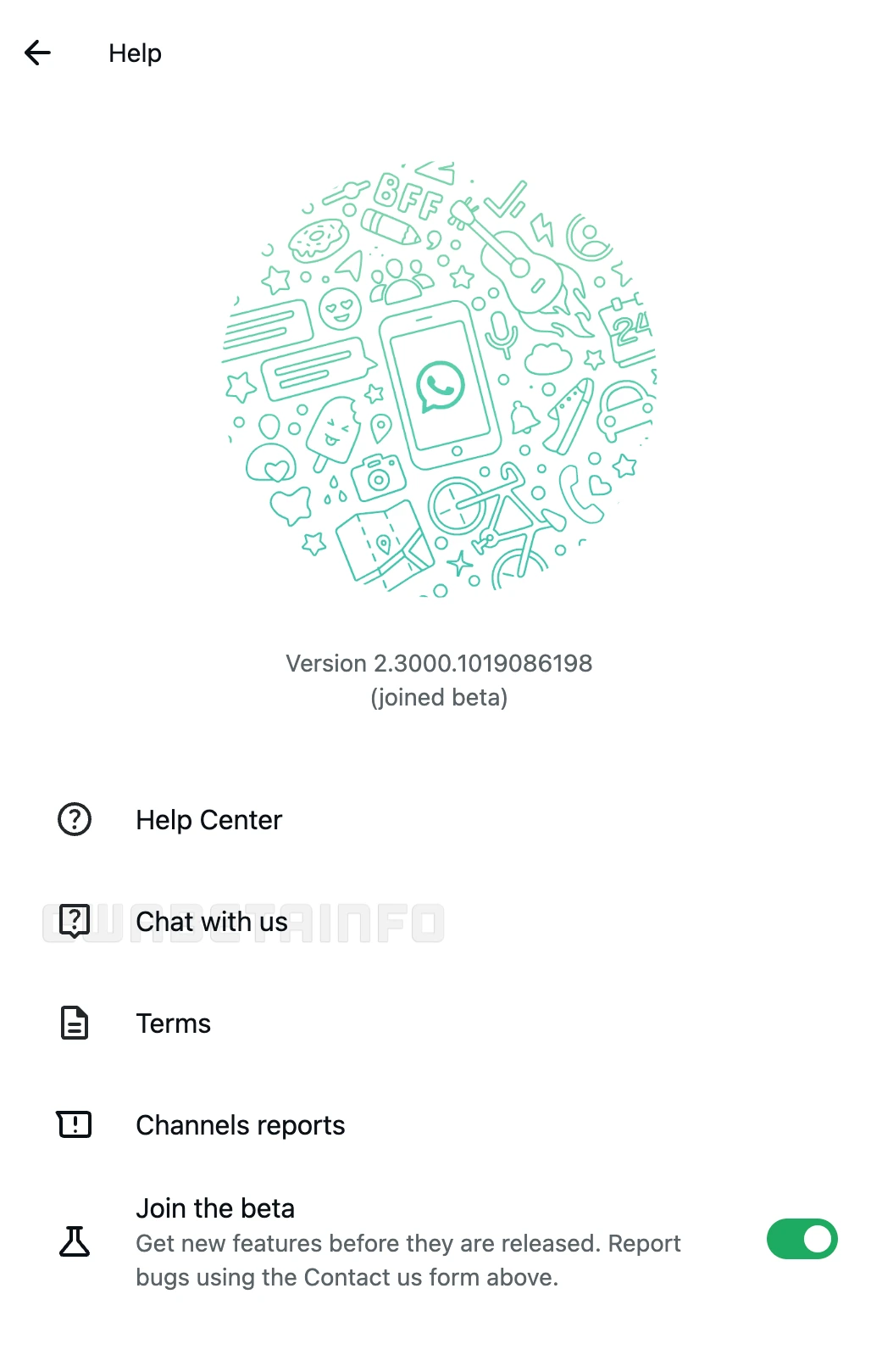 Illustration de la fonction "Chat avec nous" de WhatsApp