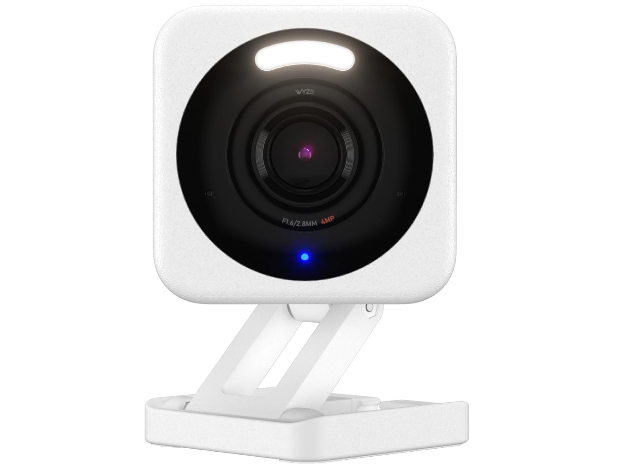 Wyze Cam v4 Texte descriptif. Illustration : Wyze