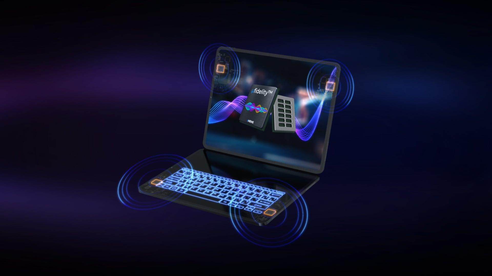xMEMS Sycamore - le premier haut-parleur microdialectrique au monde à gamme complète, entièrement en silicium, d'une épaisseur de 1 mm-5